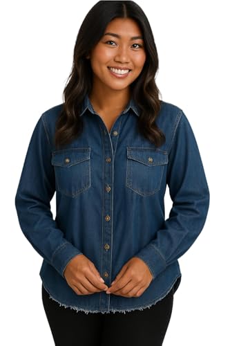 Free Folks Women's Denim Shirt - Image 2